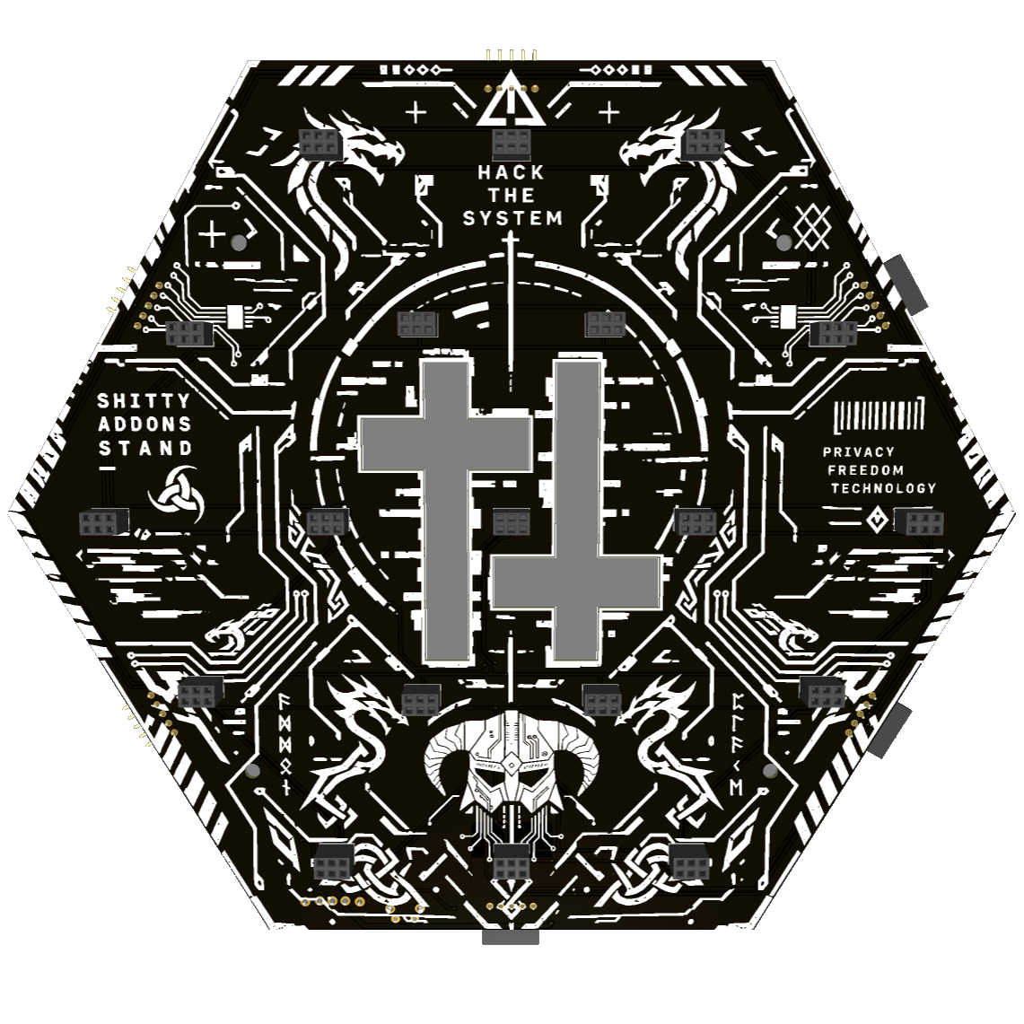 HEXADDON v2.0 - вариант дизайна