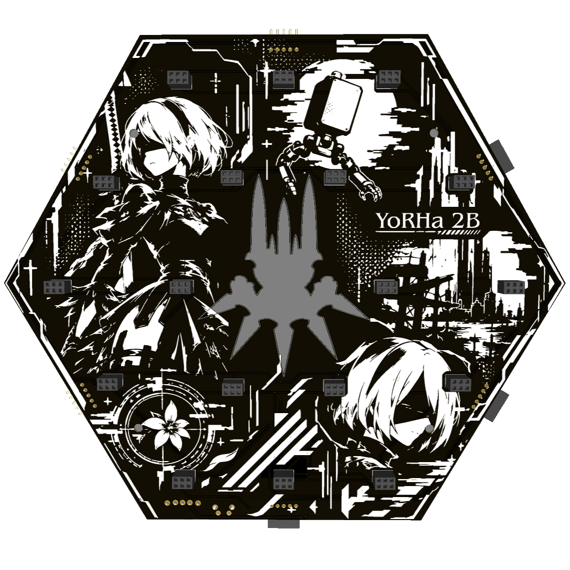 HEXADDON v2.0 - вариант дизайна