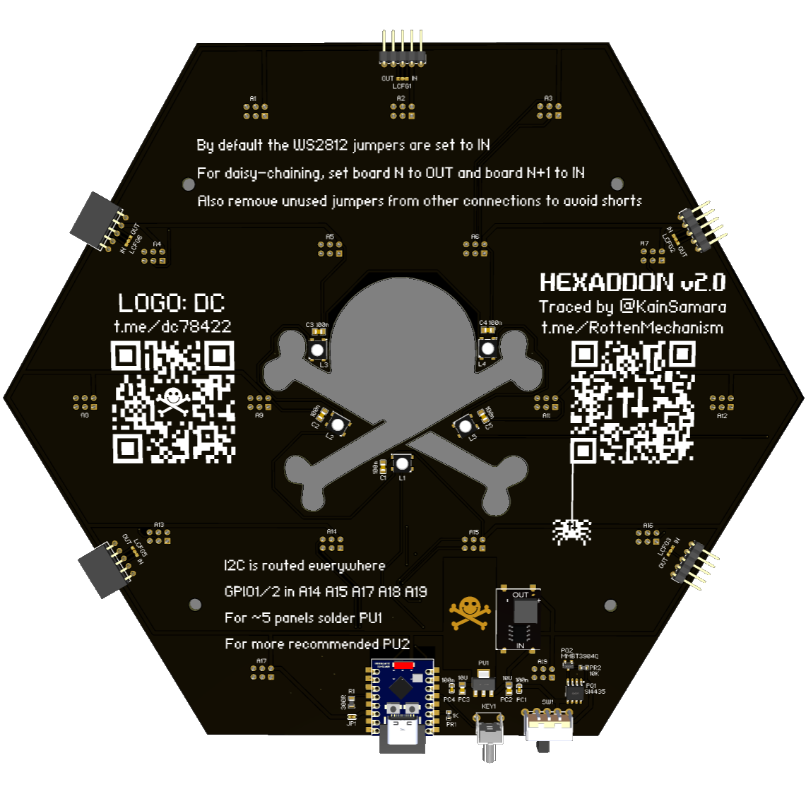 HEXADDON v2.0 - вариант дизайна