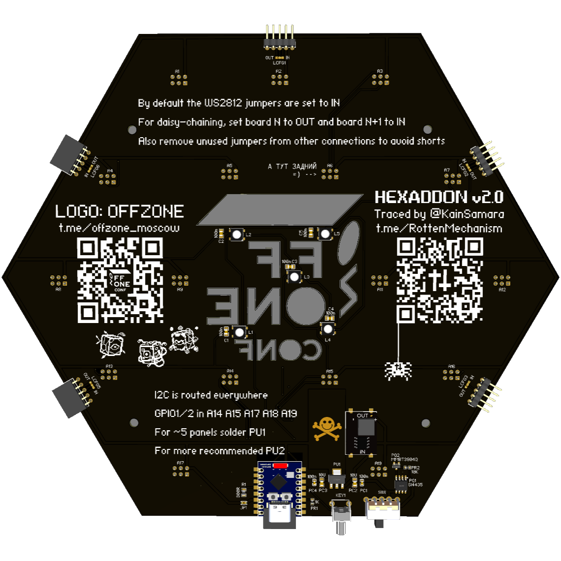 HEXADDON v2.0 - вариант дизайна